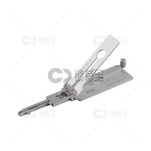 李志勤-GT10依维柯汽车锁读齿开启工具-平铣 李氏二合一