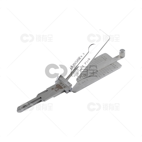 李志勤-HON58R 本田汽车锁读齿开启工具-平铣 李氏二合一