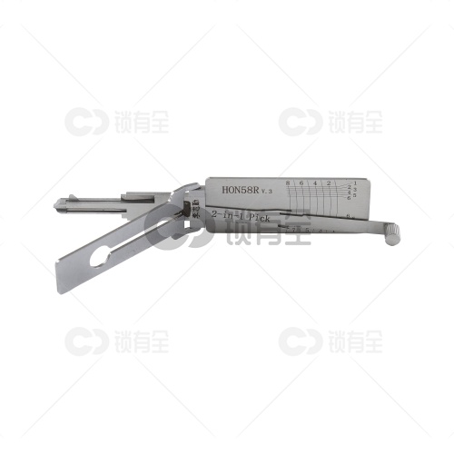 李志勤-HON58R 本田汽车锁读齿开启工具-平铣 李氏二合一