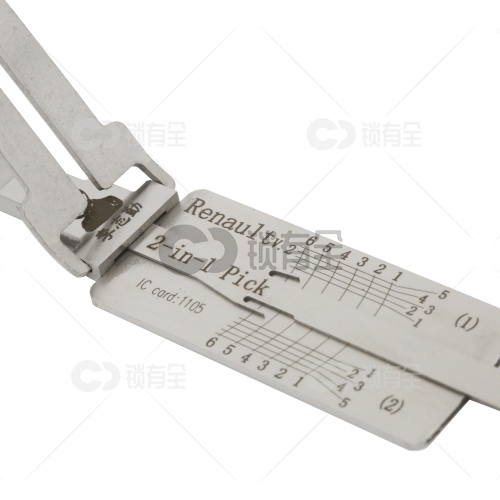 李志勤-Renault V.2雷诺镜像汽车锁读齿开-开启工具-内铣 李氏二合一