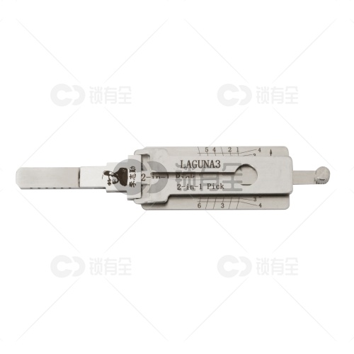 李志勤-LAGUNA3雷诺拉古娜/三星雷诺汽车锁读齿开启工具-内铣 李氏二合一