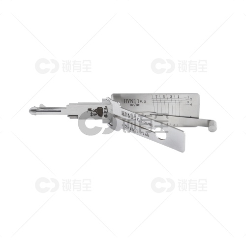 李志勤-HYN11现代汽车锁读齿开启工具-平铣 李氏二合一