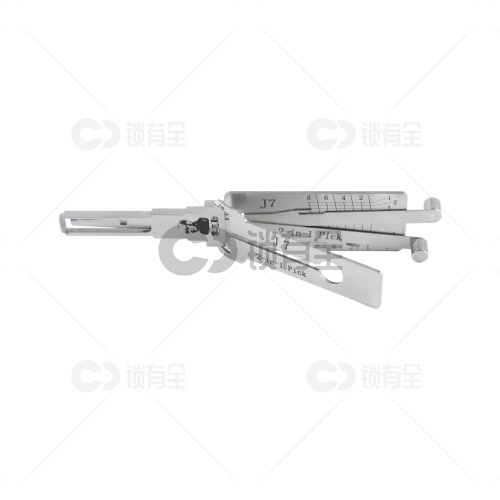 李志勤-J7解放大货车汽车锁读齿开启工具-内铣 李氏二合一