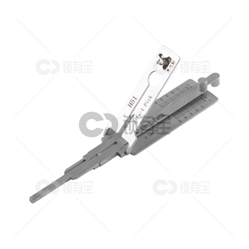 李志勤-H51老款福特汽车锁读齿开启工具-平铣 喷砂版 李氏二合一