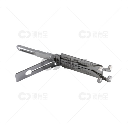 李志勤-川崎Kawasaki-2021摩托车锁读齿开启工具-内铣  李氏二合一