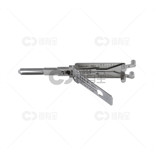 李志勤-川崎Kawasaki-2021摩托车锁读齿开启工具-内铣  李氏二合一