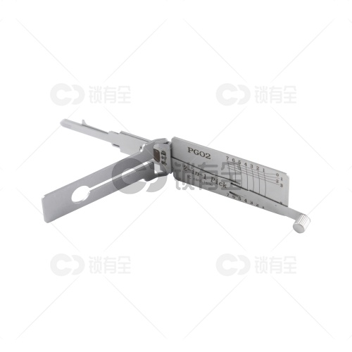 李志勤-PGO2 -PGOUR1/UR2电动摩托车锁读齿开启工具-平铣  喷砂版 李氏二合一