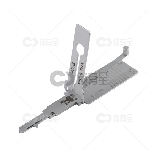 李志勤-PGO2 -PGOUR1/UR2电动摩托车锁读齿开启工具-平铣  喷砂版 李氏二合一