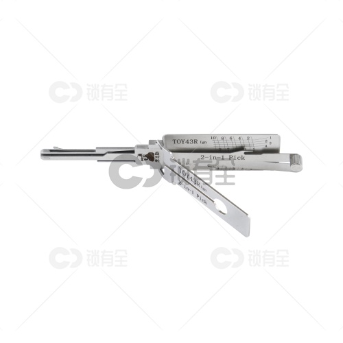 李志勤-TOY43R丰田斯巴鲁点火专用汽车锁读齿开启工具-平铣  李氏二合一