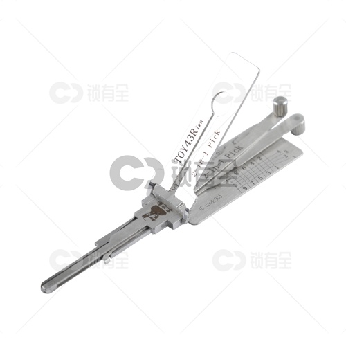 李志勤-TOY43R丰田斯巴鲁点火专用汽车锁读齿开启工具-平铣  李氏二合一