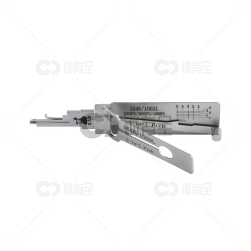 李志勤-1646美国邮箱锁民用锁读齿开启工具-平铣  李氏二合一