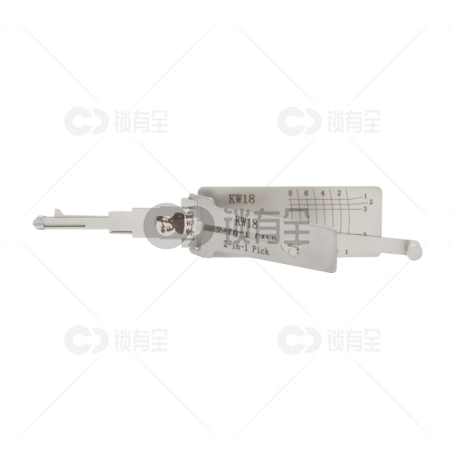 李志勤-KW18 川崎Kawasaki 摩托车锁读齿开启工具-平铣 李氏二合一 【全球】喷砂版