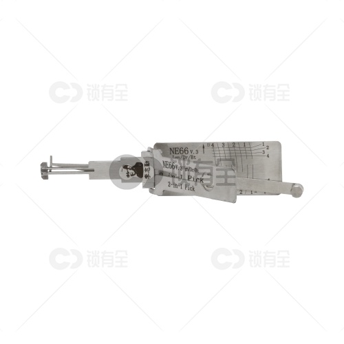 李志勤-NE66沃尔沃S80汽车锁读齿开启工具-侧铣 李氏二合一