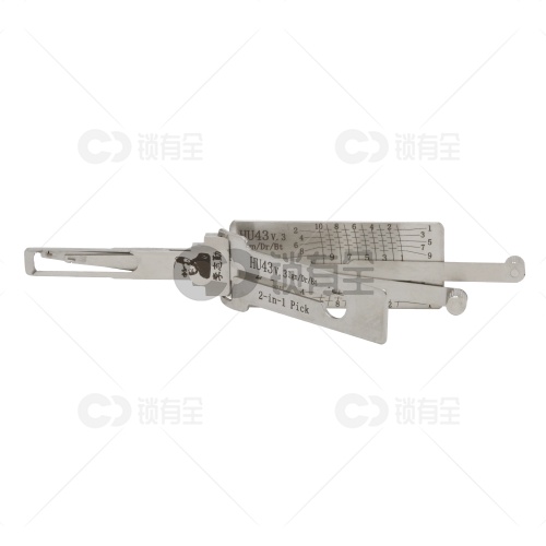 李志勤-HU43老欧宝汽车锁读齿开启工具-侧铣 李氏二合一