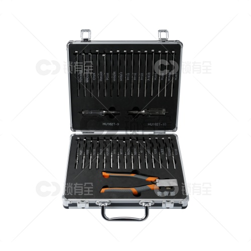 锁匠宝-二合一32件套 读齿开启工具 16把立铣 16把平铣  覆盖常见车型
