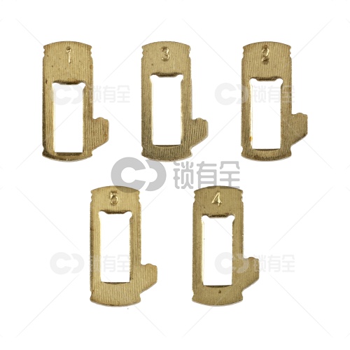 HY16-现代起亚悦动平铣锁片-200片/盒-铜 修锁弹簧片 锁簧 悦动 福瑞迪 K2 K3平铣