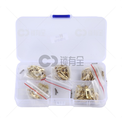 HY16-现代起亚悦动平铣锁片-200片/盒-铜 修锁弹簧片 锁簧 悦动 福瑞迪 K2 K3平铣