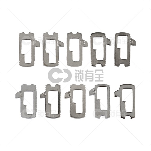 HU101-福特福克斯锁片-200片/盒-铜 修锁弹簧片 锁簧 嘉年华 致胜 翼博