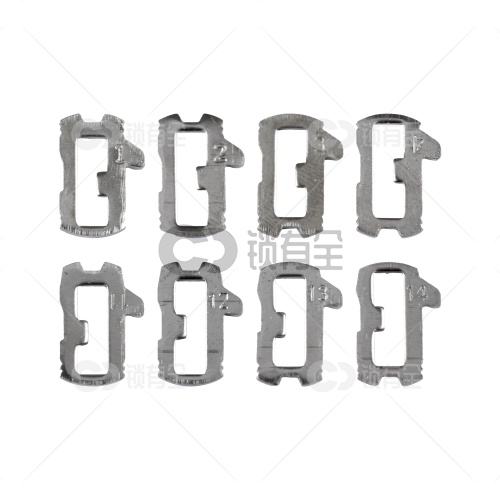 HU92-宝马锁片-200片/盒-铜 修锁弹簧片 锁簧