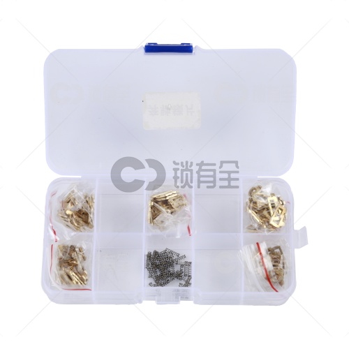 HU64-奔驰锁片-100片/盒-铜 修锁弹簧片 锁簧 小锁孔