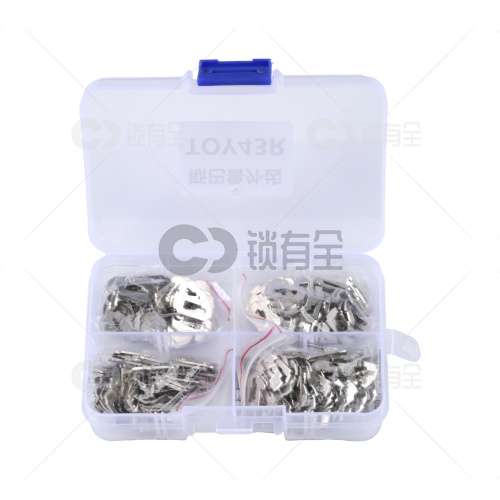 TOY43R-斯巴鲁平铣锁片-200片/盒-铜 修锁弹簧片 锁簧 外铣 森林人