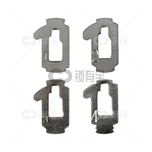 TOY43R-斯巴鲁平铣锁片-200片/盒-铜 修锁弹簧片 锁簧 外铣 森林人