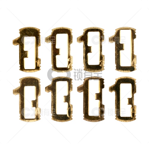 SIP22-菲亚特内铣锁片-200片/盒-铜 阿尔法 罗密欧 修锁弹簧片 锁簧