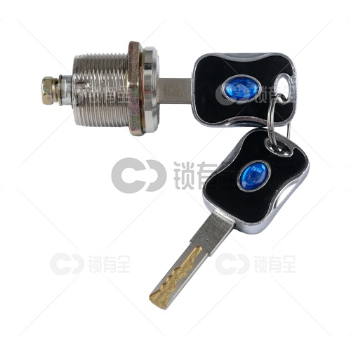 保险柜单边柱叶片锁 全新C级叶片锁 32型三代保险柜主锁 琵琶型锌合金钥匙