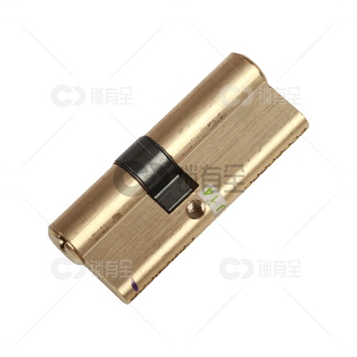 万佳AB全铜锁芯-铁钥匙 足长 防盗门黄铜锁芯百利锁芯万嘉大门全铜