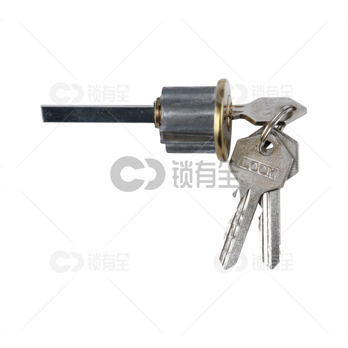 国力一字偏心单锁头 老式木门偏孔固历锁芯异形黄铜锁头老式二保险弹子门锁头带配件