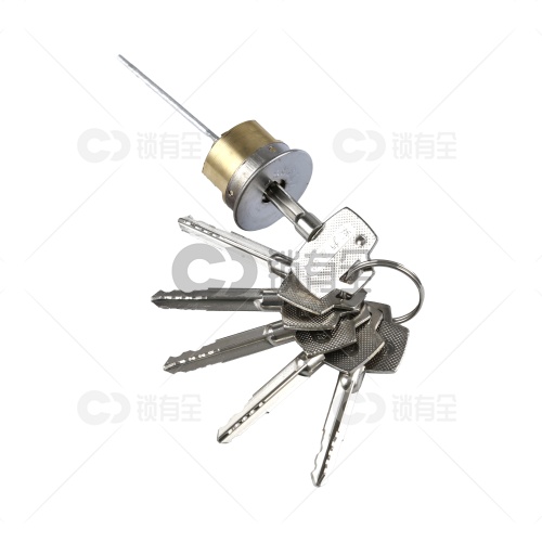 美琦十字单头(吸塑)老式美心防盗门锁芯 外装单头锁芯