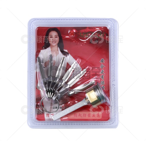 美琦十字单头(吸塑)老式美心防盗门锁芯 外装单头锁芯