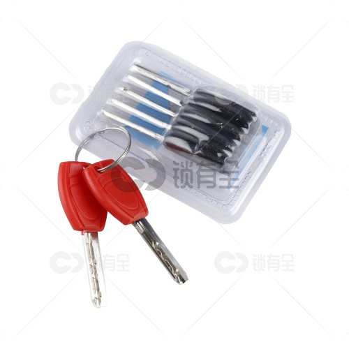 万佳单排曲线电脑槽-大胶柄铜匙 足长 防盗门黄铜锁芯百利锁芯万嘉大门全铜