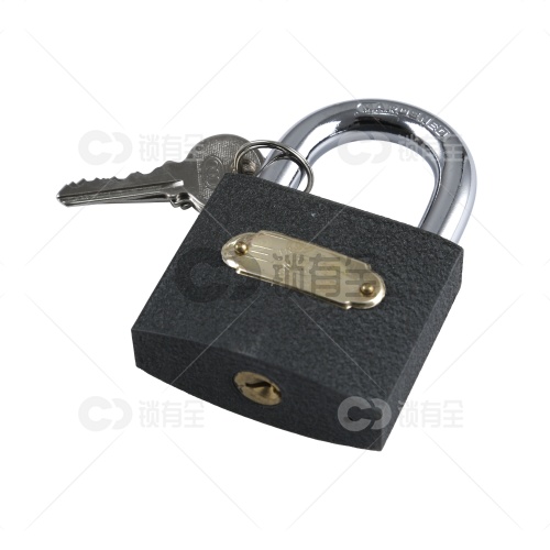 正品三环铁制铜胆单开挂锁-多规格可选