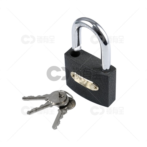 正品三环铁制铜胆单开挂锁-多规格可选