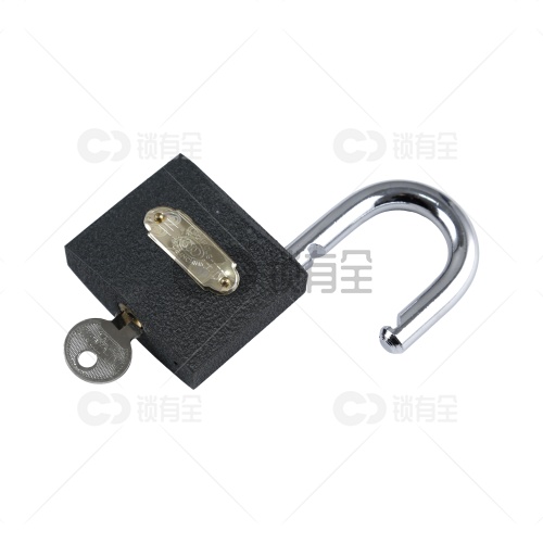 正品三环铁制铜胆单开挂锁-多规格可选