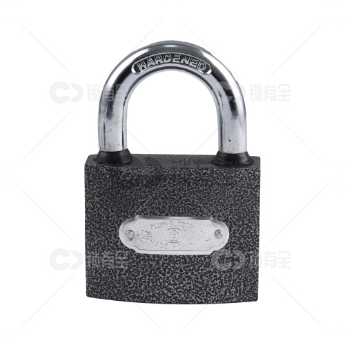 梅花铁制铜胆单开挂锁-多规格可选