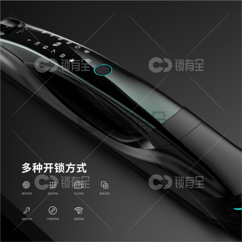 科桔R2-pro智能猫眼锁 全自动指纹密码锁刷卡防盗家用电子门锁智能锁