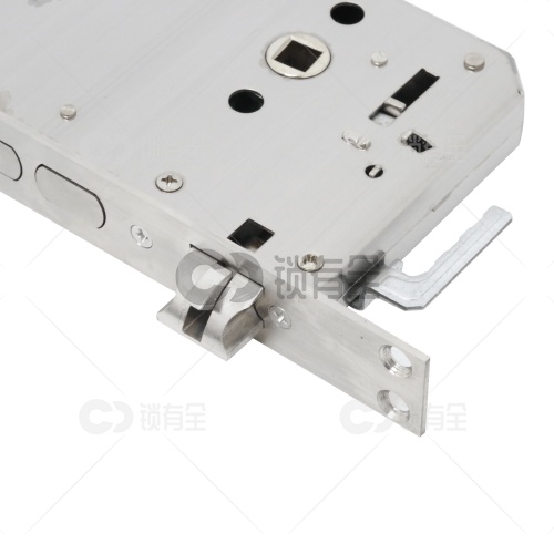 新款齿轮锁体 全不锈钢-扁柱指纹锁体240*24