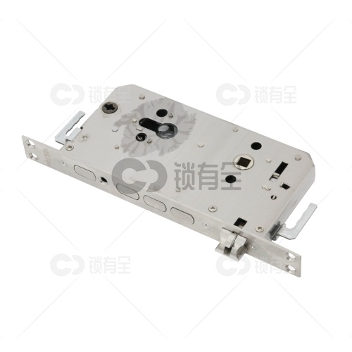 新款齿轮锁体 全不锈钢-扁柱指纹锁体240*24