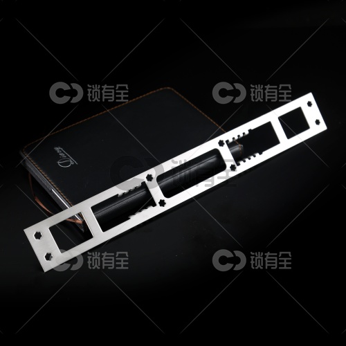 新款防撞防卡齿轮锁体 全不锈钢九头指纹锁体388*40 霸王锁体 指纹锁大霸王锁体 防盗门智能锁锁体