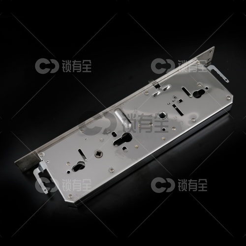 新款防撞防卡齿轮锁体 全不锈钢九头指纹锁体388*40 霸王锁体 指纹锁大霸王锁体 防盗门智能锁锁体