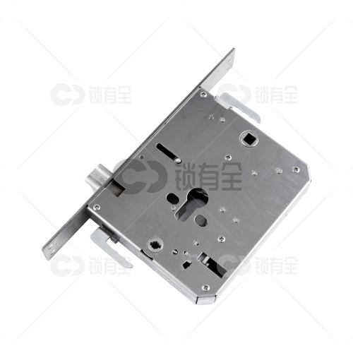 王力琪豪-240*33专用指纹锁密码锁电子锁 锁体   全304不锈钢 双快双活 防插静音 镜面精钢系列