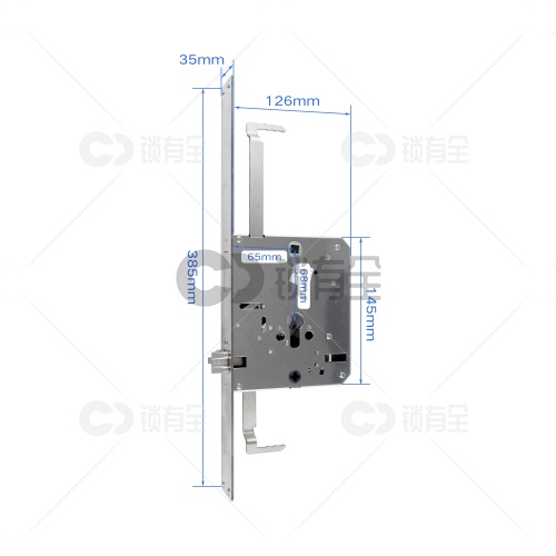王力固兴锁体-35 * 385 专用指纹锁密码锁电子锁 锁体   全304不锈钢 双快双活 防插静音 镜面精钢系列