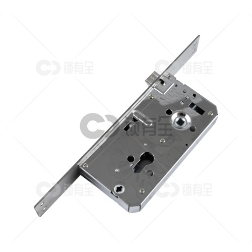 鸿顺锁体-38*320 专用指纹锁密码锁电子锁防盗门6068锁体   全304不锈钢 双快双活 防插静音 镜面精钢系列