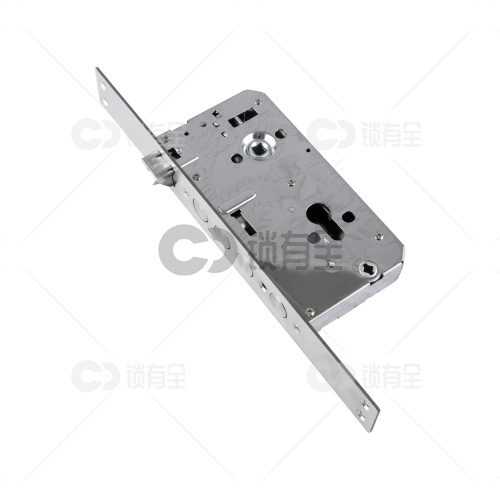 鸿顺锁体-38*320 专用指纹锁密码锁电子锁防盗门6068锁体   全304不锈钢 双快双活 防插静音 镜面精钢系列