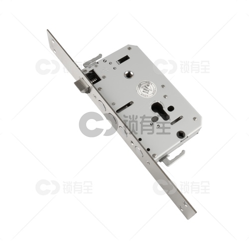 睿祺锁体-45*350指纹锁密码锁电子锁防盗门锁体   全304不锈钢 双快双活 防插静音 镜面精钢系列