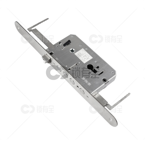 盼盼二品/青林大锁锁体 40mm*405mm真钩 6068 专用指纹锁密码锁电子锁 锁体   全304不锈钢 双快双活 防插静音 镜面精钢系列