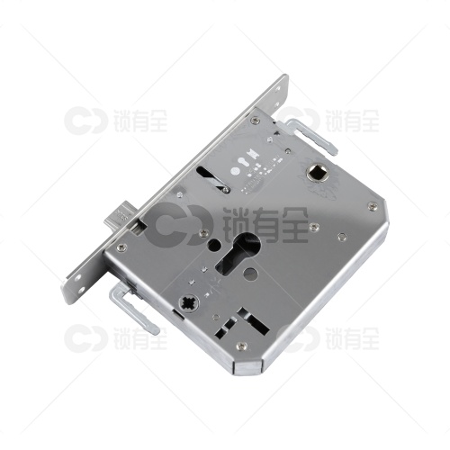 王力锁体 全钢-33*210方双 指纹锁密码锁电子锁防盗门锁体-有钩 半开叉通芯双活双快不锈钢