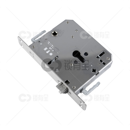 王力锁体 全钢-33*210方双 指纹锁密码锁电子锁防盗门锁体-有钩 半开叉通芯双活双快不锈钢